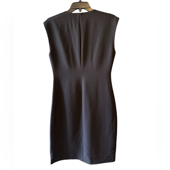 J. Peterman Most Flattering Tweed Dress Black Burgundy Classic Sheath Size 8 - Picture 4 of 7